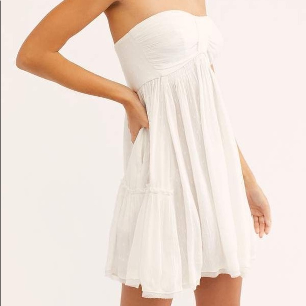 Free People Across the Sea White Tunic.
